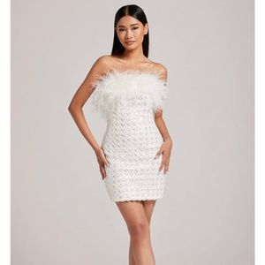 Nadine Merabi Harlow White Dress size XS